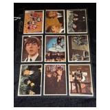 9 1964 Topps Beatles Color Cards