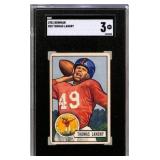 1951 Bowman #20 Tom Landry Rookie SGC 3