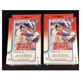 (2) 2025 Topps Update Series Hanger Boxes