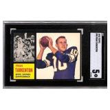 1962 Topps #90 Fran Tarkenton Rookie SGC 5