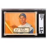1952 Topps Gil Hodges Baseball Card SGC 1.5