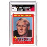 1971 Topps Terry Bradshaw Rookie Card HGA 4