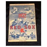 1952 Boston Red Sox Official Program