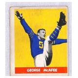 1948 Leaf George McAfee Crease Free