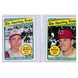 1969 Topps Sporting News All-Stars Cards
