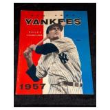 1957 New York Yankees World Champions Program