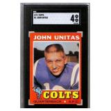 1971 Topps #1 Johnny Unitas SGC 4
