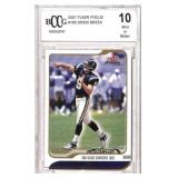 2001 Fleer Focus Drew Brees RC BCCG 10