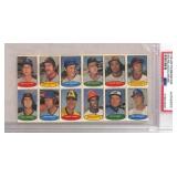1974 Topps Stamp Panels Graded PSA Authentic