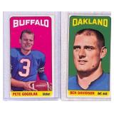 (2) 1965 Topps Football Cards