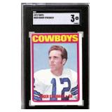 1972 Topps #200 Roger Staubach RC SGC 3