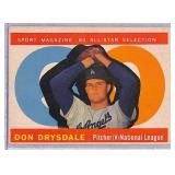 1960 Topps Don Drysdale #570 Baseball Card