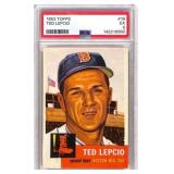 1953 Topps Ted Lepcio #18 (PSA 5)