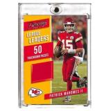 2019 Prestige Patrick Mahomes II Card Jersey Card