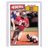 1987 Topps Jerry Rice 2nd Year
