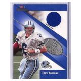 2002 Fleer Throwbacks Troy Aikman Jersey Card