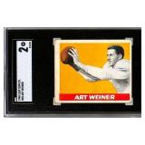 1948 Leaf #58 Art Weiner Football SGC 2