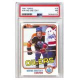 1981 Topps Wayne Gretzky Hockey Card PSA 7