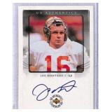 Joe Montana Autographed Upper Deck Card