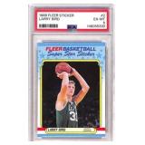 1988 Fleer Basketball Larry Bird Sticker #2 PSA 6