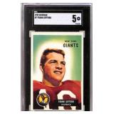 1955 Bowman #7 Frank Gifford SGC 5