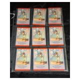 Nine Babe Ruth Illustrated Playing Cards