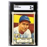 1952 Topps #248 Frank Shea Baseball Card (SGC 3)