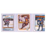 Three 1980s Wayne Gretzky Hockey Cards