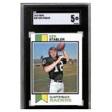 1973 Topps #487 Ken Stabler Rookie(SGC 5)