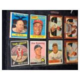 (8) 1950s Baseball Hall of Famers Cards