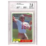1981 Topps Joe Montana Rookie Card BGS 7.5