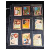 (9) Mogul Cigarette Cards in Sleeves