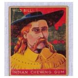 1933 Goudey Indian Gum No. 59 'Wild Bill' Card