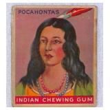 1933 Goudey Indian Gum No. 33 Pocahontas Card