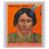 1933 Goudey Indian Gum Card Captain Jack