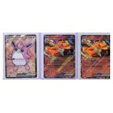 Three Pokï¿½mon VMAX Holofoil Cards