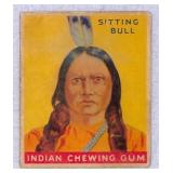 1933 Goudey Indian Gum Sitting Bull Card #38