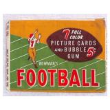 1954 Bowmanï¿½s Football Picture Cards Wrapper