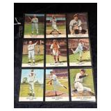 Nine 1961 Golden Press Baseball Cards
