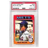 1975 Topps Mini PSA-Graded Baseball Card Lot