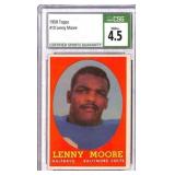 1958 Topps #10 Lenny Moore Graded CSG 4.5