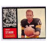 1962 Topps Bart Starr Football Card #63