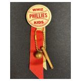 Whiz Phillies Kids Badge with Ribbons