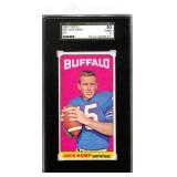 1965 Topps Jack Kemp Football Card (SGC 4)