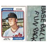 1974 Topps Sealed Baseball Fun Pack