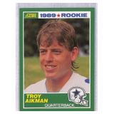 1989 Score Troy Aikman Rookie Card