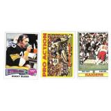 (3) 1970s NFL Rookie Cards