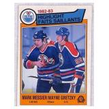 1982-83 O-Pee-Chee Gretzky/Messier Card