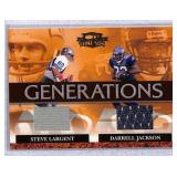 2007 Donruss Leaf Dual Patch Steve Largent