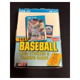 1987 Fleer Baseball Unopened Wax Box